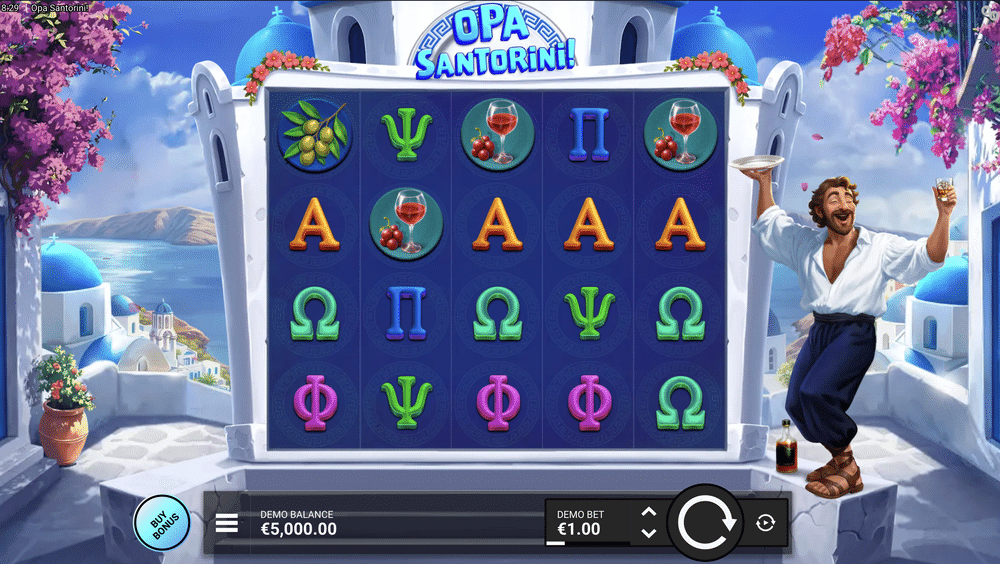 Opa Santorini! Slot - 1 - BitStarz Casino