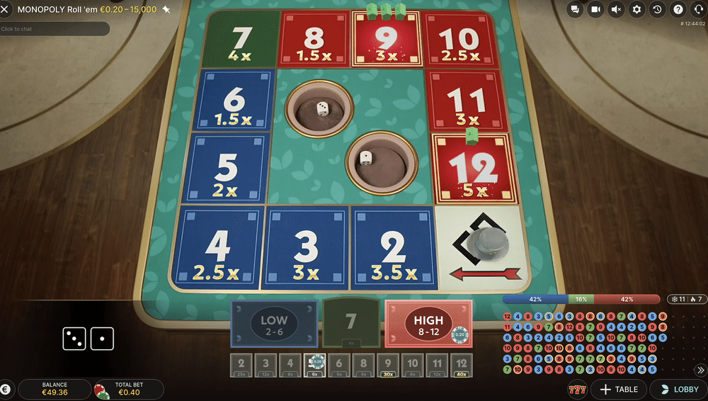 MONOPOLY Roll 'em - 2 - BitStarz Casino