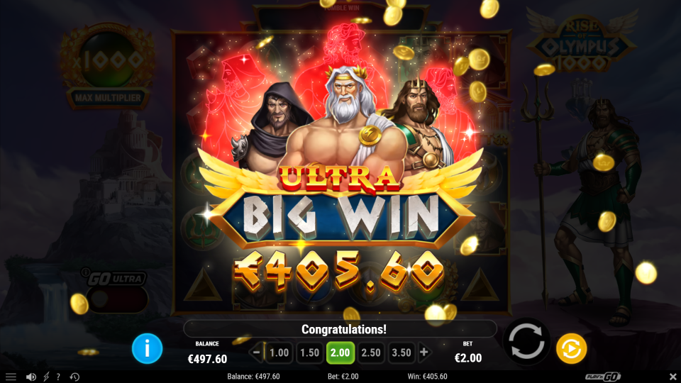Rise of Olympus 1000 Slot - 2 - BitStarz Casino