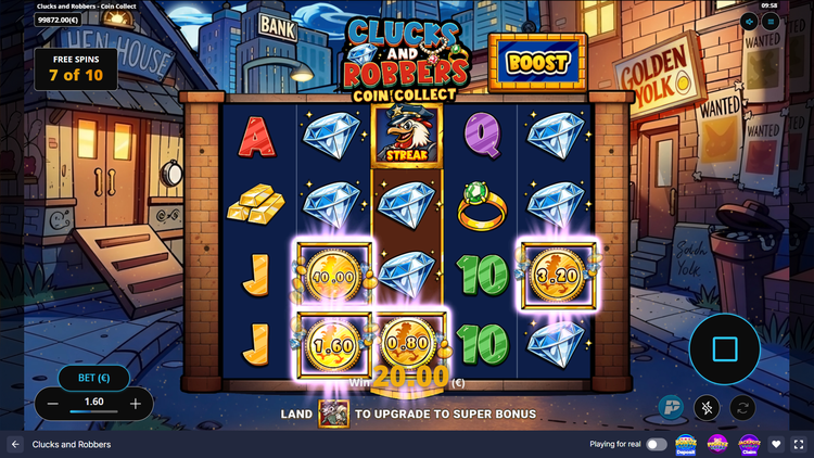 Clucks and Robbers Slot - 3 - BitStarz Casino