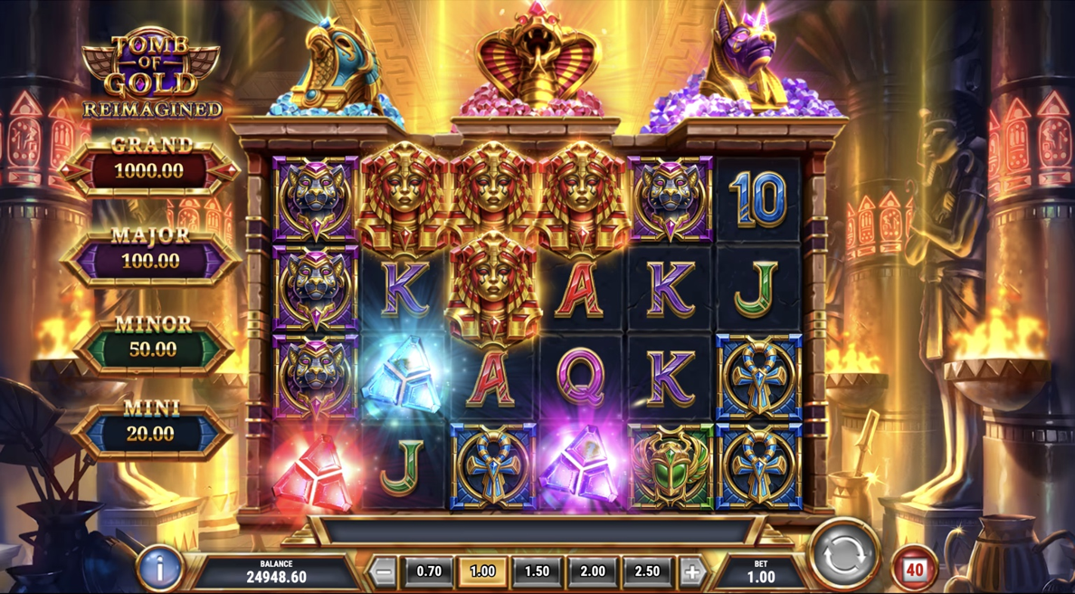 Tomb of Gold Reimagined Slot - 2 - BitStarz Casino