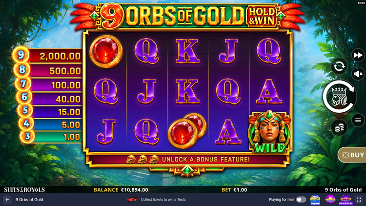 9 Orbs of Gold Slot - 1 - BitStarz Casino