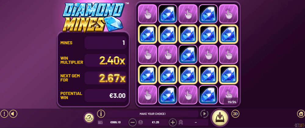 Diamond Mines Slot - 3 - BitStarz Casino