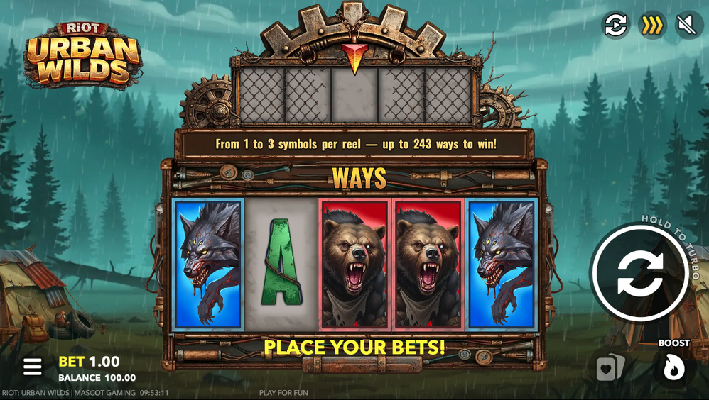 Riot: Urban Wilds Slot - 1 - BitStarz Casino