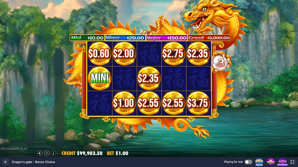 Dragon's Gate - Bonus Choice Slot - 3 - BitStarz Casino