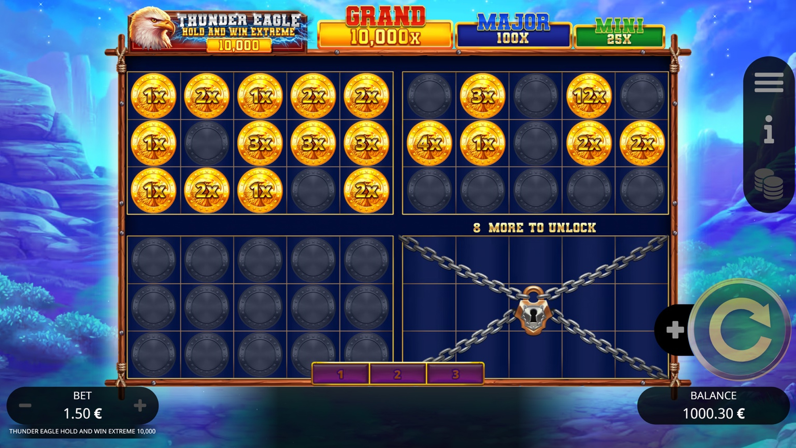 Thunder Eagle Hold & Win Extreme 10,000 Slot - 3 - BitStarz Casino