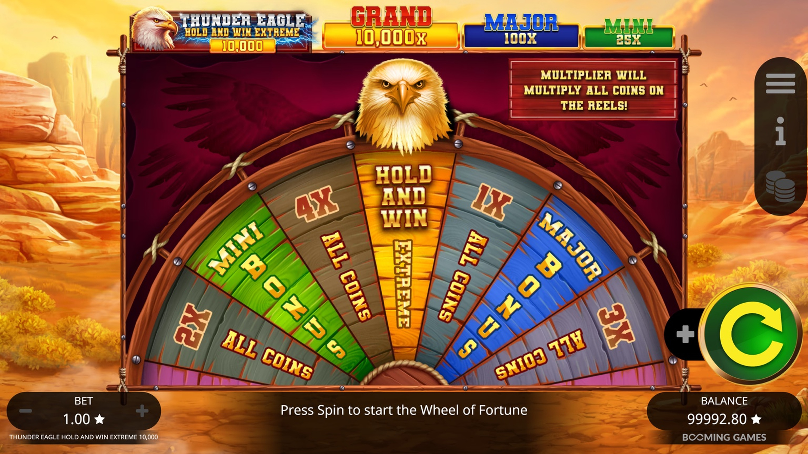 Thunder Eagle Hold & Win Extreme 10,000 Slot - 2 - BitStarz Casino