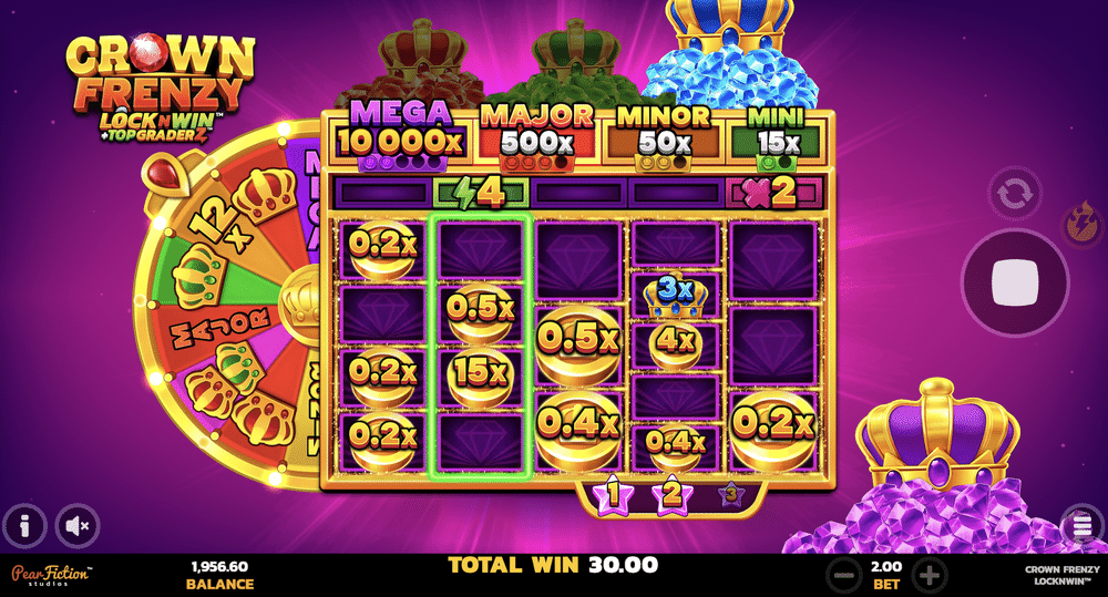Crown Frenzy LockNWin Slot - 2 - BitStarz Casino