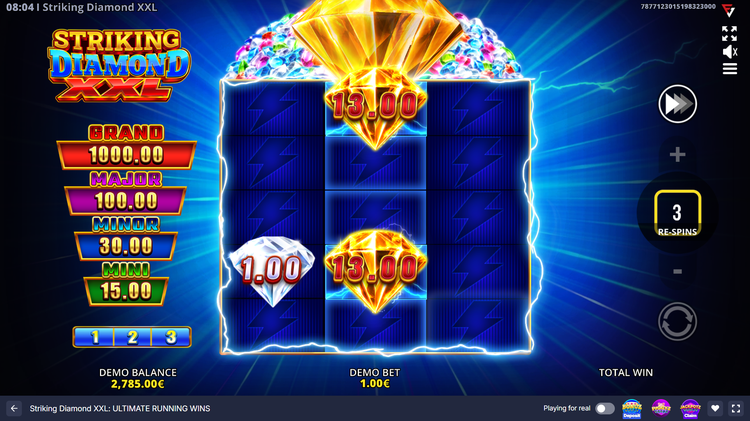 Striking Diamond XXL: Ultimate Running Wins Slot - 3 - BitStarz Casino