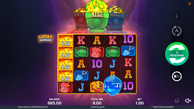 Lucky Digger Slot - 2 - BitStarz Casino