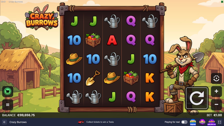 Crazy Burrows Slot - 1 - BitStarz Casino