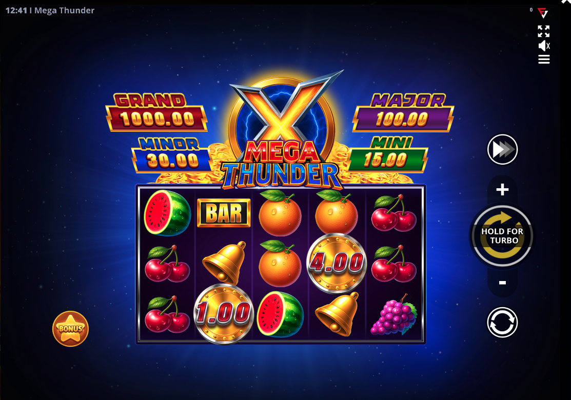 Mega Thunder: Running Wins slot - 1 - BitStarz Casino