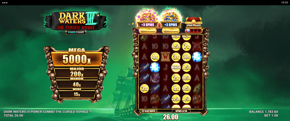 Dark Waters III Power Combo The Cursed Voyage Slot - 3 - BitStarz Casino