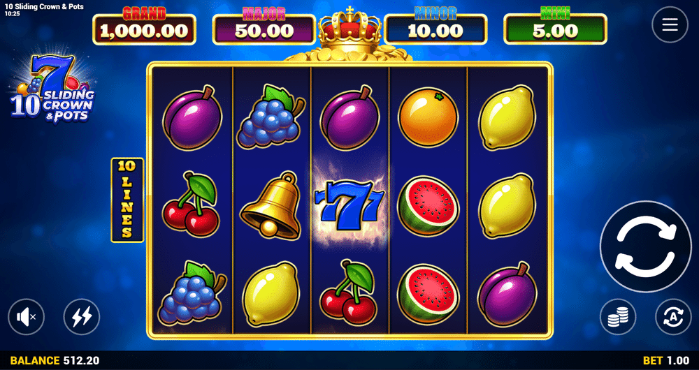 10 Sliding Crowns & Pots Slot - 1 - BitStarz Casino