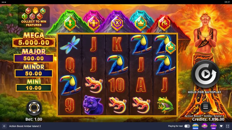 Action Boost Amber Island 2 Slot - 1 - BitStarz Casino