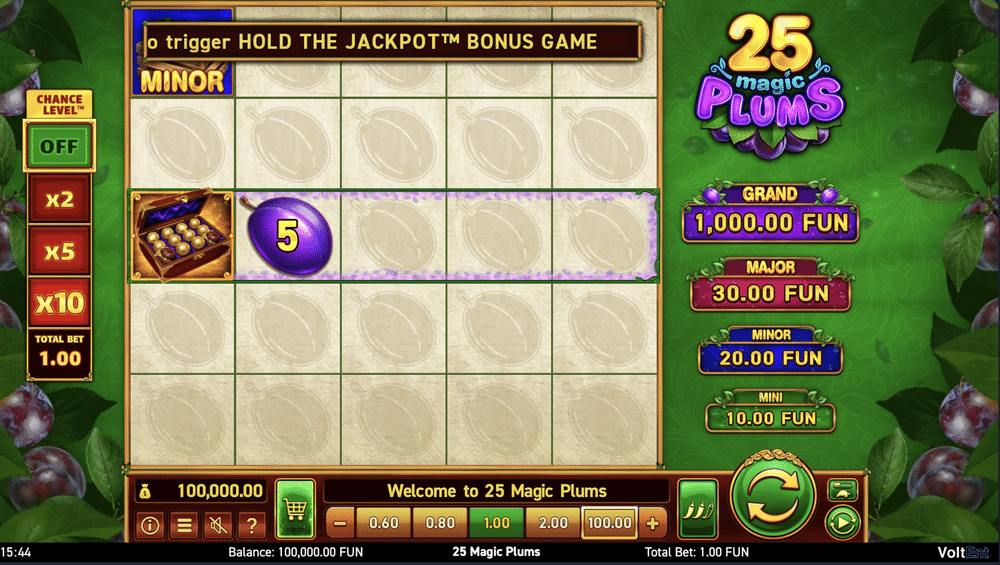 25 Magic Plums Slot - 1 - BitStarz Casino