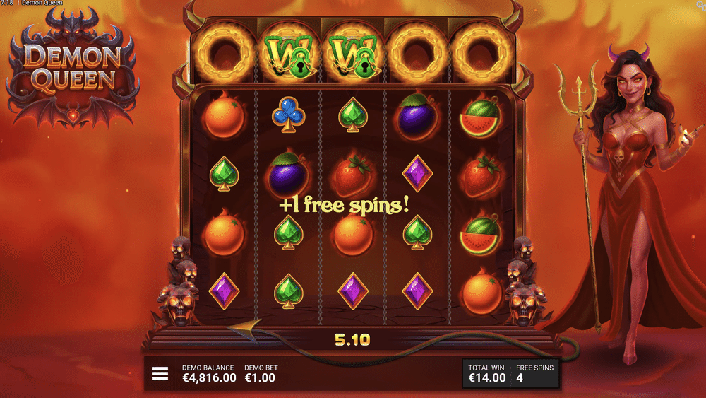 Demon Queen Slot - 3 - BitStarz Casino