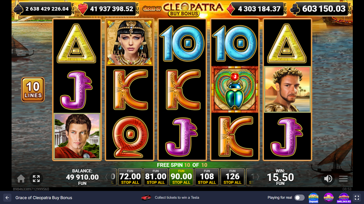 Grace of Cleopatra Buy Bonus Slot - 3 - BitStarz Casino