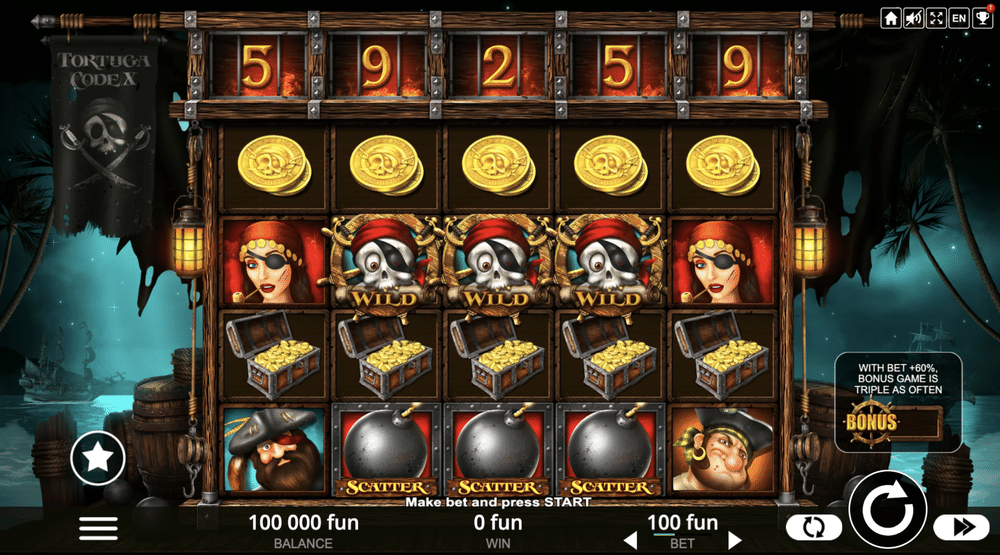 Tortuga CodeX Slot - 1 - BitStarz Casino