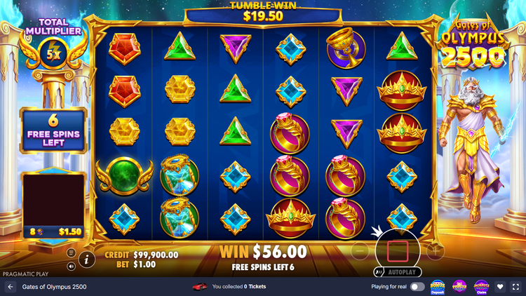 Gates of Olympus 2500 Slot - 3 - BitStarz Casino