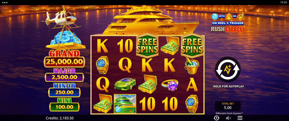 Billionaire Rush Express Slot - 1 - BitStarz Casino