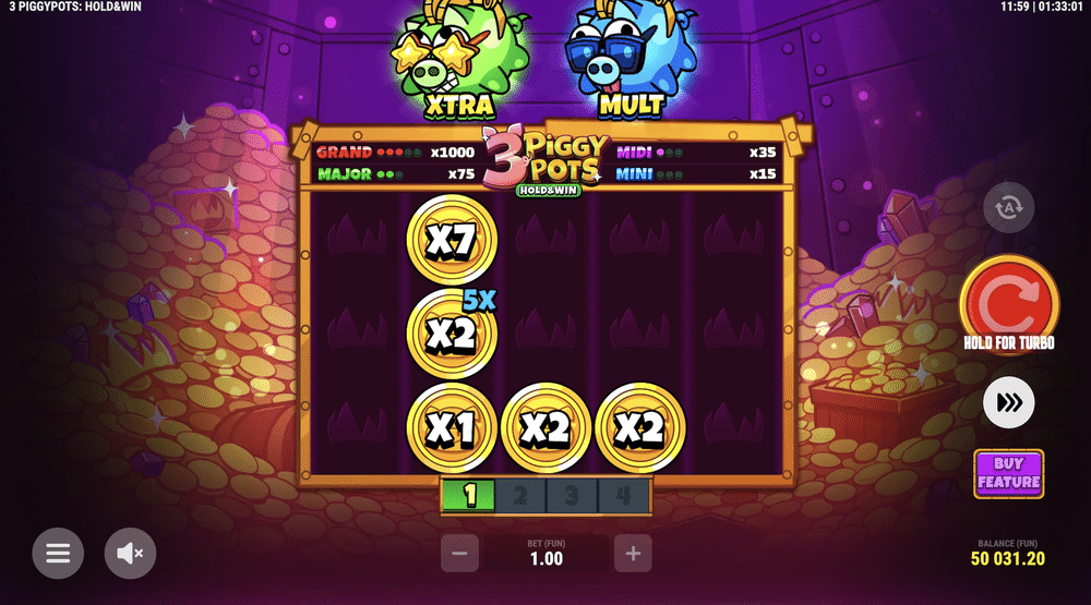 3 Piggypots: Hold & Win Slot - 1 - BitStarz Casino