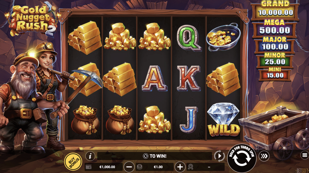 Gold Nugget Rush 2 Slot - 1 - BitStarz Casino