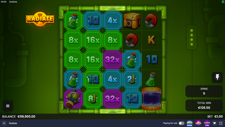 Radiate Slot - 3 - BitStarz Casino