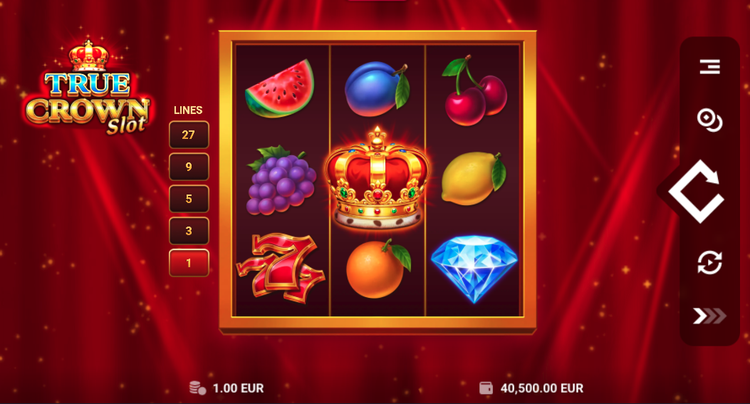 True Crown Slot - 1 - BitStarz Casino