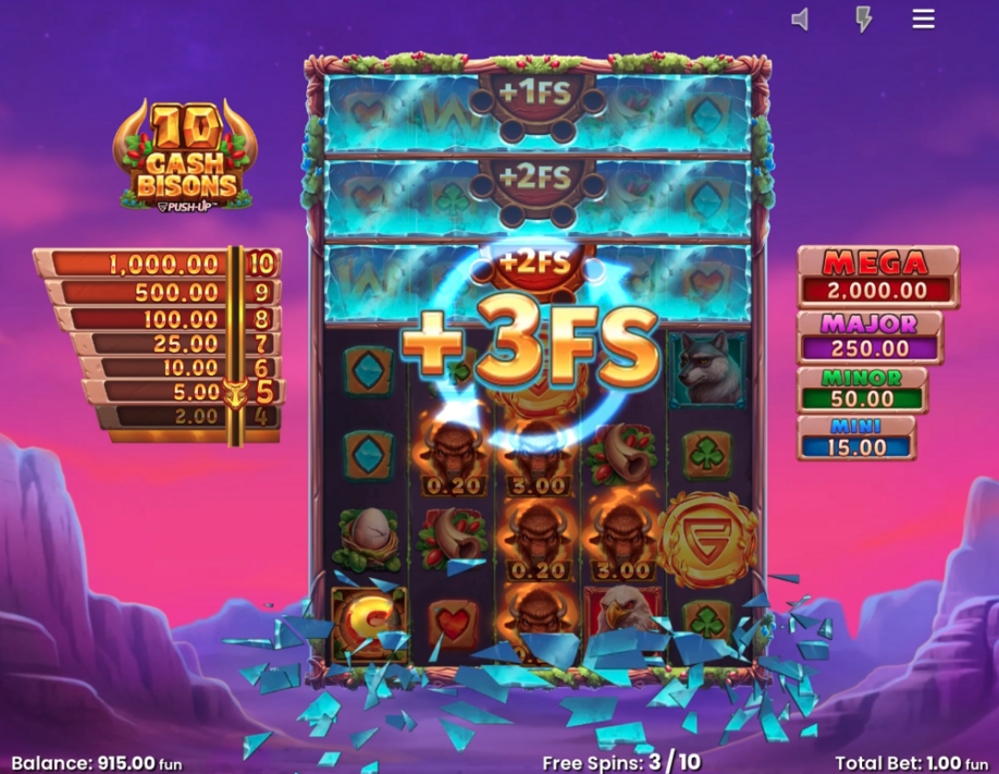 10 Cash Bisons Slot - 1 - BitStarz Casino