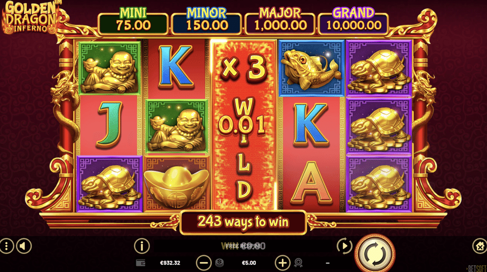 Golden Dragon Inferno Slot - 1 - BitStarz Casino