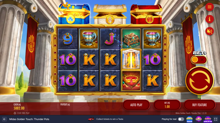 Midas Golden Touch: Thunder Pots Slot - 1 - BitStarz Casino