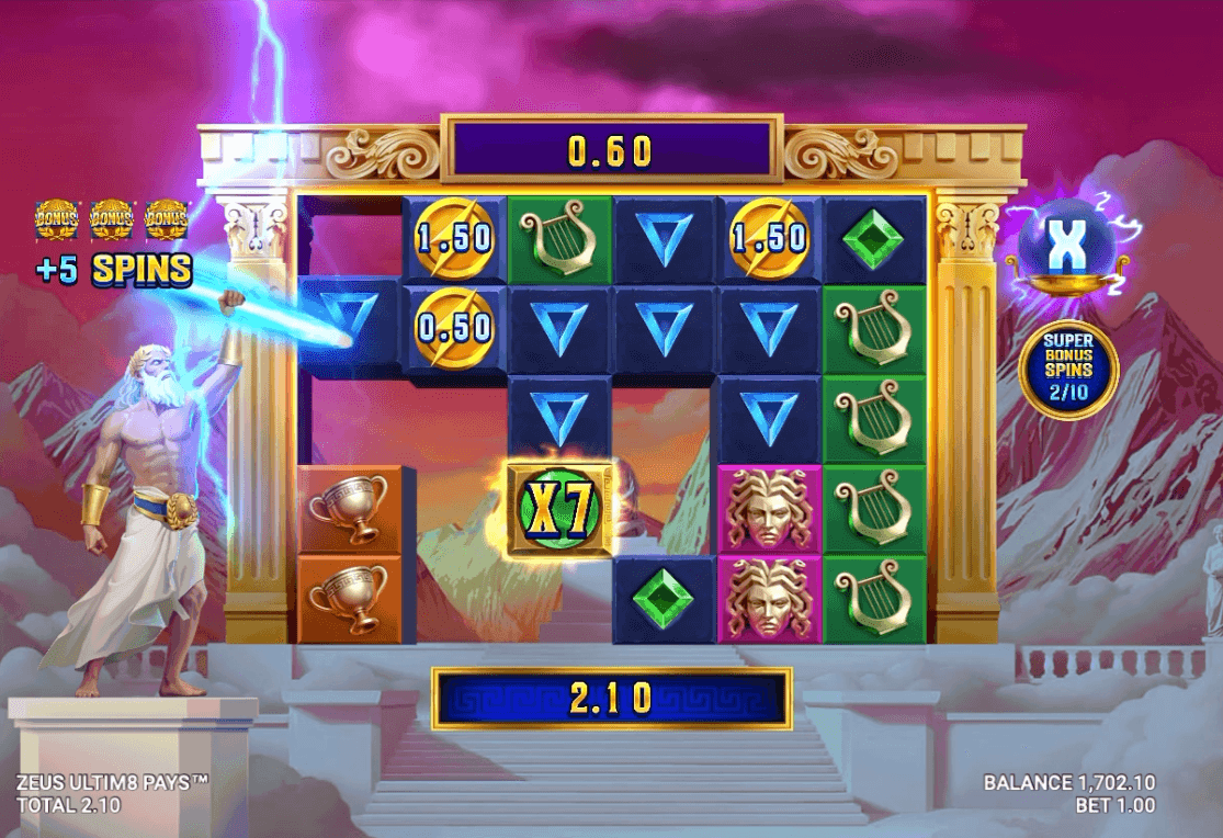 Zeus Ultim8 Pays Slot - 2 - BitStarz Casino