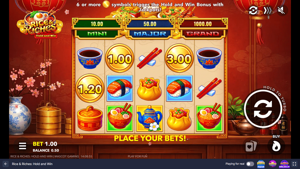 Rice And Riches Hold And Win Slot - 1 - BitStarz Casino