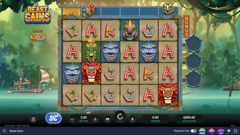 Beast Gains Slot - 1 - BitStarz Casino