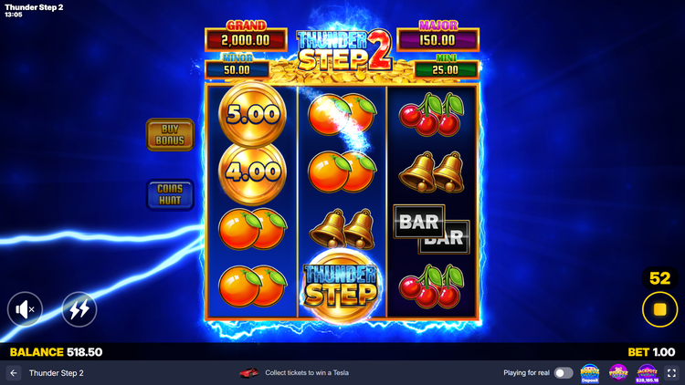 Thunder Step 2 Slot - 2 - BitStarz Casino