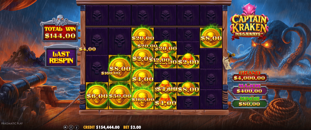Captain Kraken Megaways Slot - 3 - BitStarz Casino