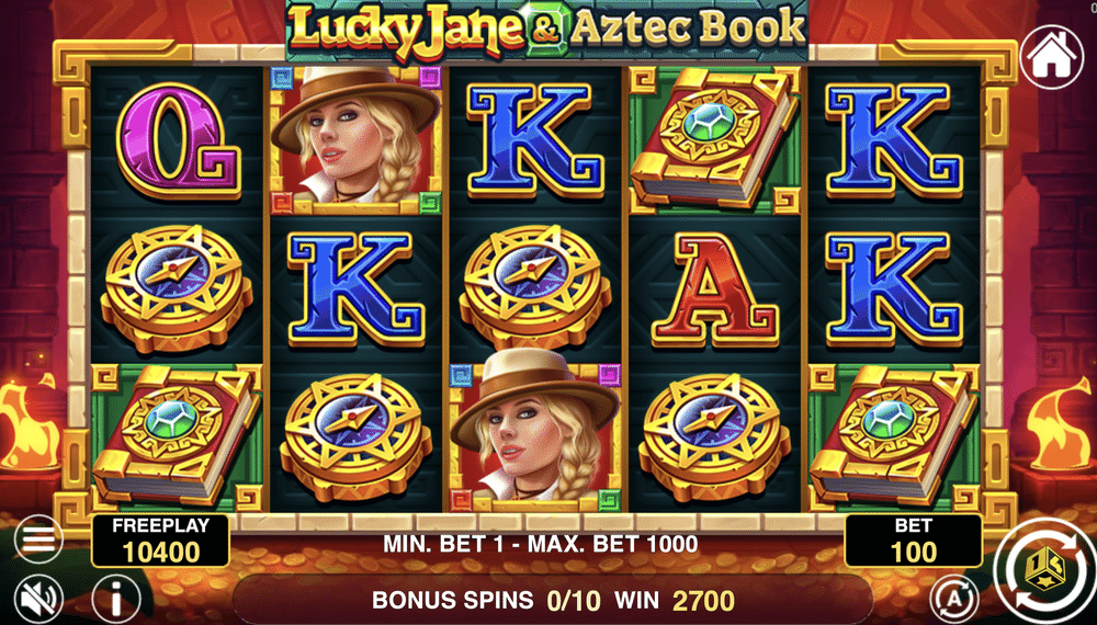 Lucky Jane & Aztec Book Slot - 1 - BitStarz Casino
