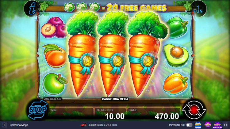 Carrotina Mega Slot - 2 - BitStarz Casino