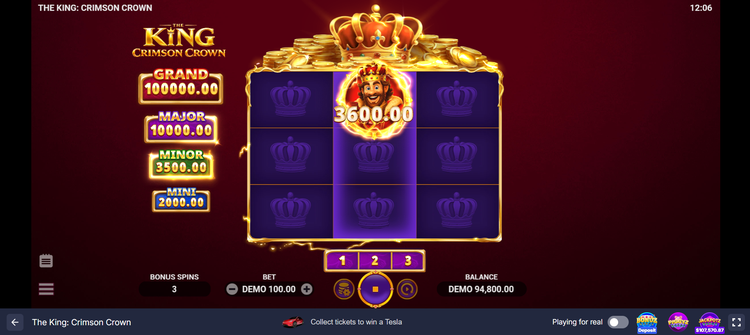 The King: Crimson Crown Slot - 2 - BitStarz Casino