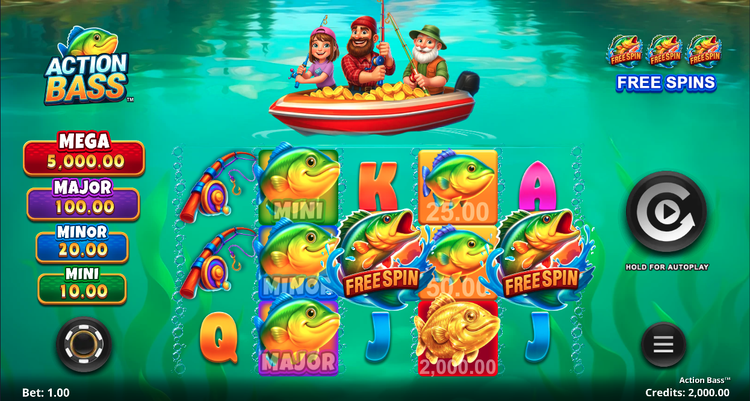 Action Bass Slot - 1 - BitStarz Casino