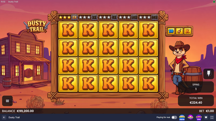 Dusty Trail Slot - 3 - BitStarz Casino