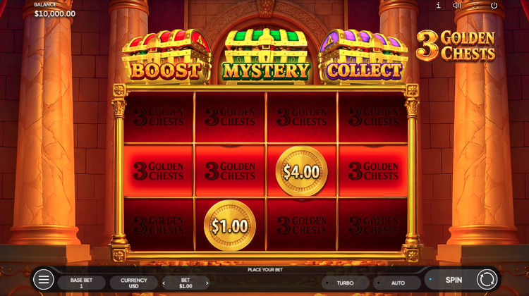 3 Golden Chests Slot - 1 - BitStarz Casino