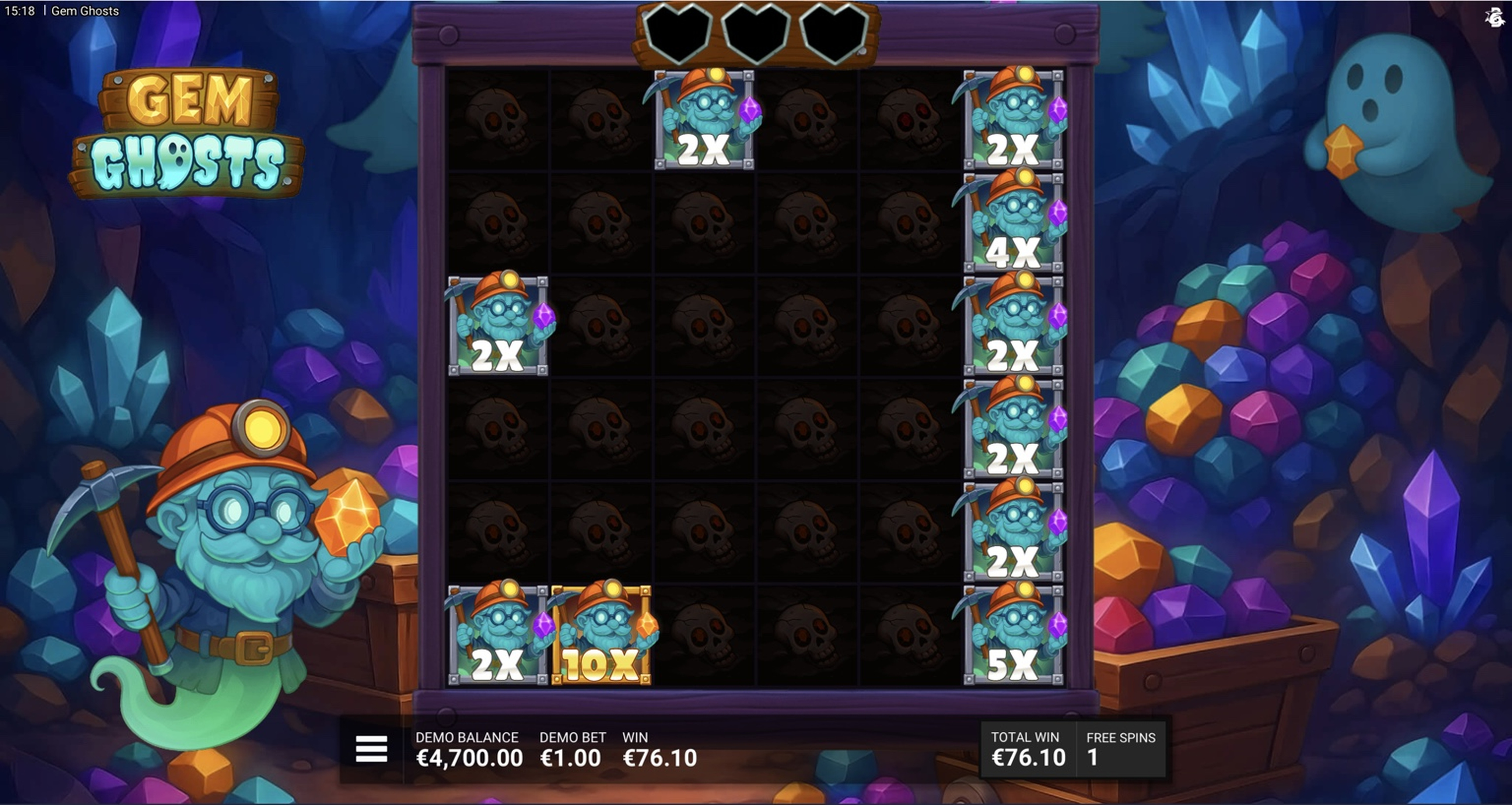 Gem Ghosts Slot - 3 - BitStarz Casino