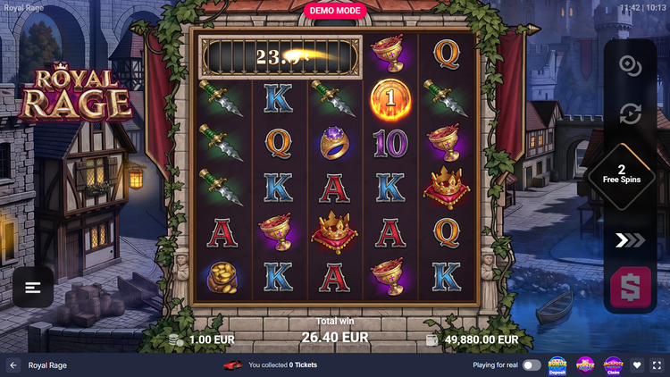 Royal Rage Slot - 3 - BitStarz Casino