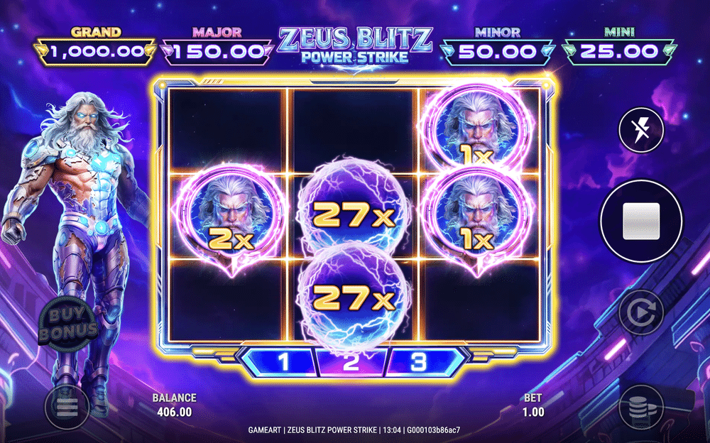 Zeus Blitz: Power Strike Slot - 3 - BitStarz Casino