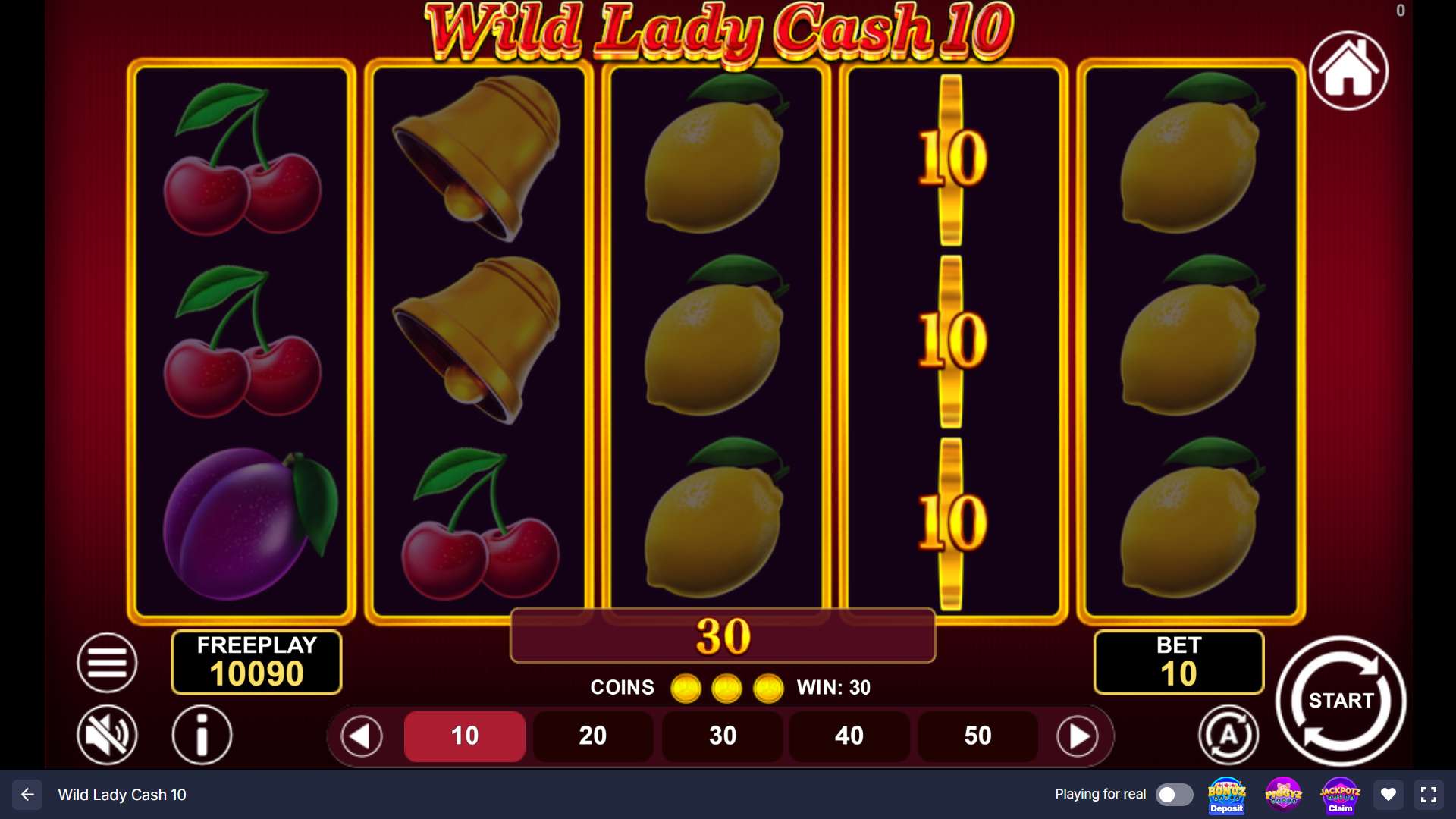Wild Lady Cash 10 Slot - 2 - BitStarz Casino