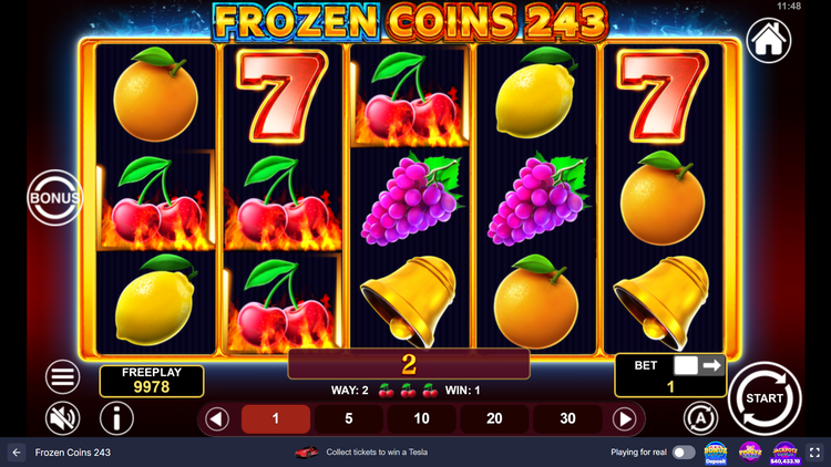 Frozen Coins 243 Slot - 1 - BitStarz Casino