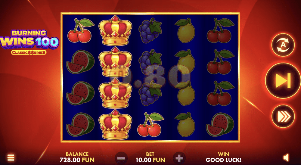 Burning Wins 100: Classic$$eries Slot - 1 - BitStarz Casino