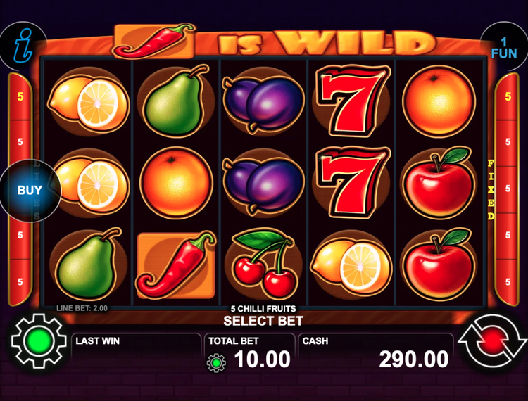 5 Chilli Fruits Slot - 1 - BitStarz Casino